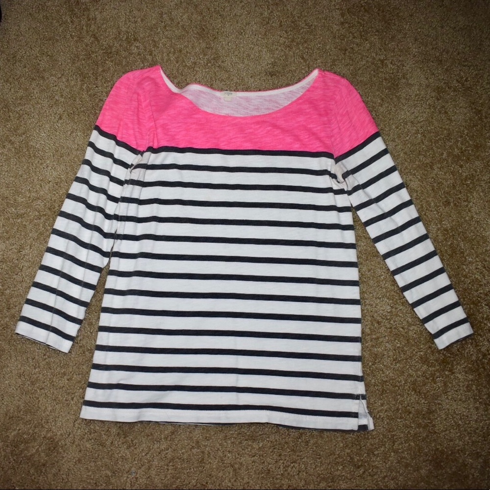 J. Crew 3/4 sleeve top